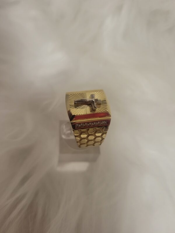 RINGS Cristo 10 k Zirconia Size 10 Weight 9.62gr - Image 3