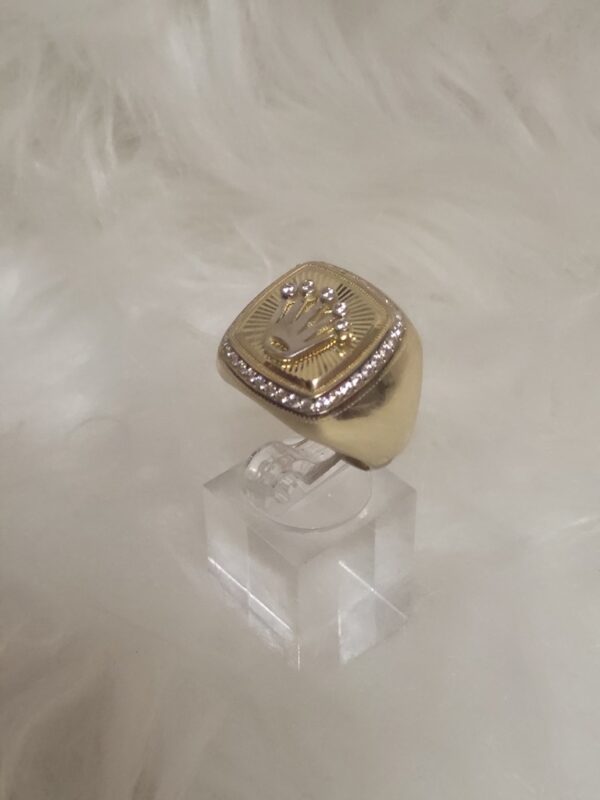 RINGS Corona 10 k Zirconia Size 10 Weight 9.73gr - Image 3